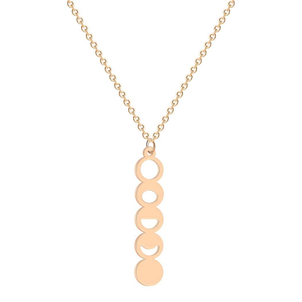 Lunar Transformation Moon Phase Necklace