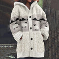 Vintage Icelandic Sheep Knitted Cozy Cardigan elevenforest
