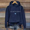 Comstylish Women's Scotland Print Casual Hoodie
