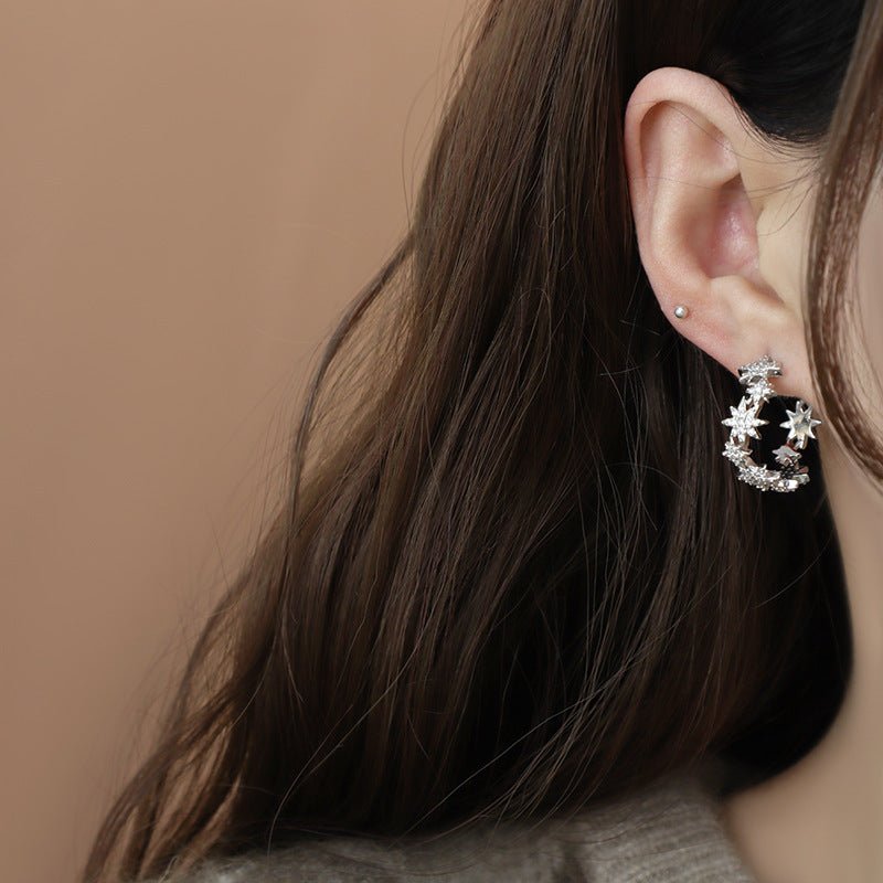 Celestial Hoop Earrings