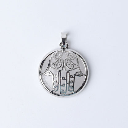 Chakra Hand Wrapped Spiritual Crystal Pendant 1.2 Inch
