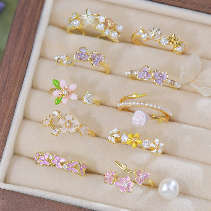Suki Cherry Blossom Ring