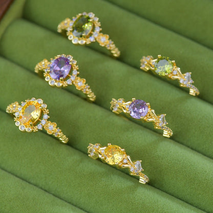 Citrine Bloom Ring