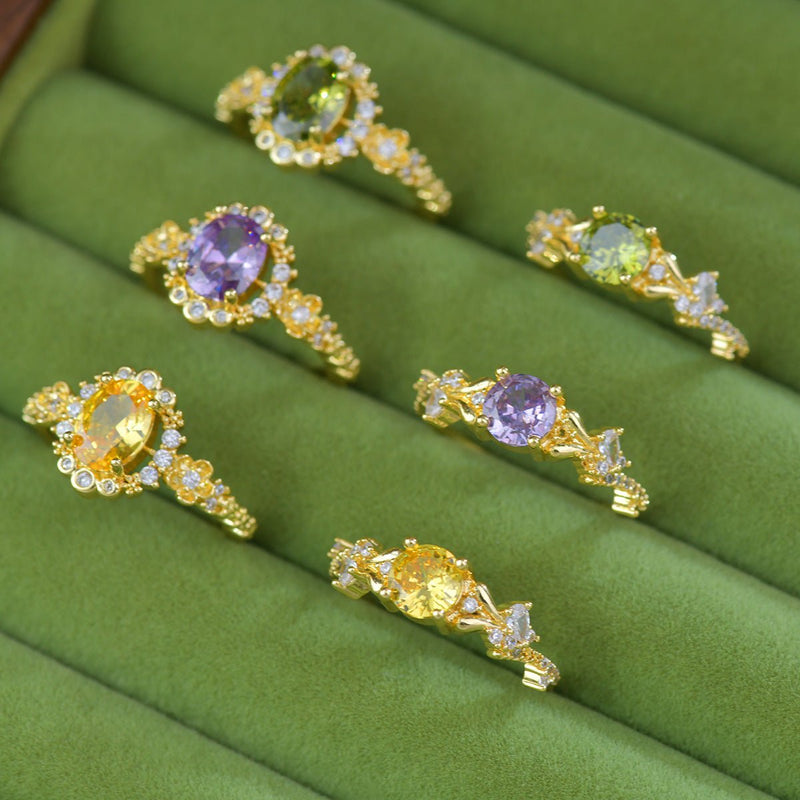 Citrine Bloom Ring