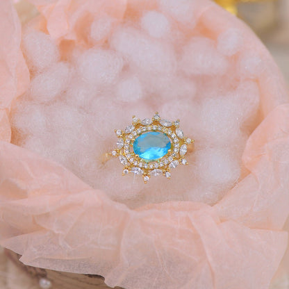 Marilyn Blue Gemstone Ring