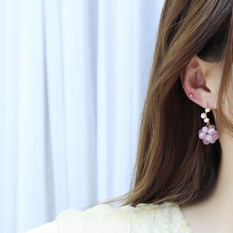 [] Grape Earrings