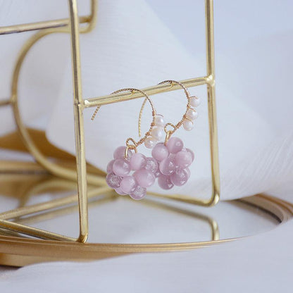 [] Grape Earrings