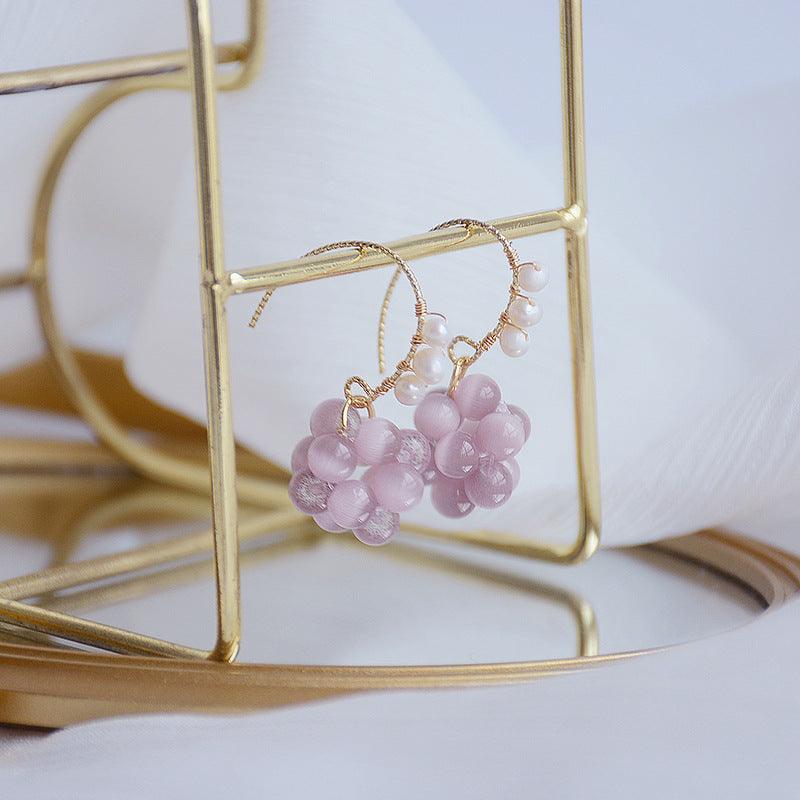[] Grape Earrings