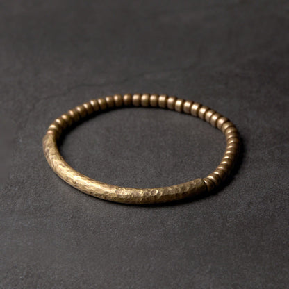Copper Brass Bead Luck Wealth Spiritual Bracelet
