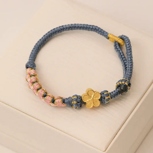Copper Peach Blossom Wealth Bracelet for Balance
