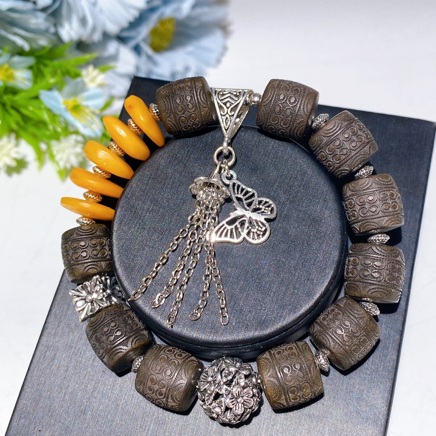 Crystal Healing Bracelet 4-14mm Mixed Stones Spiritual Protection
