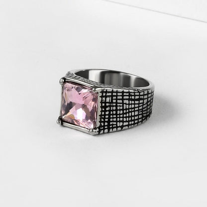 Crystal Signet Ring