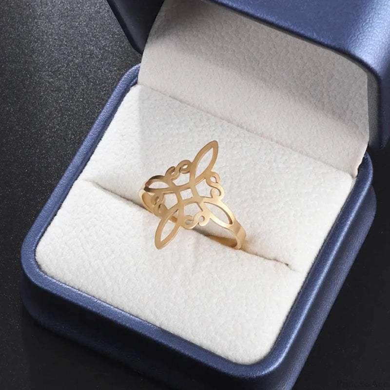 Sinister Eye Style Gothic Pointer Ring