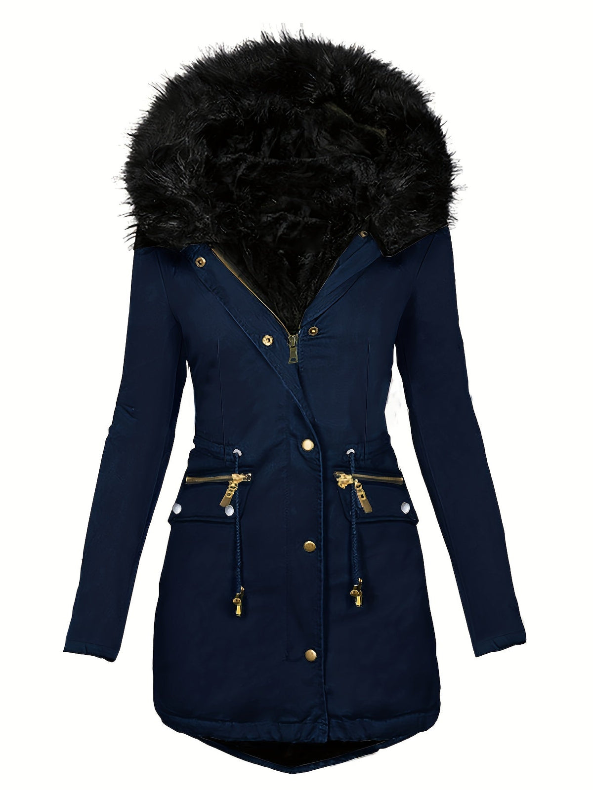 LM | Cozy fur coat for women