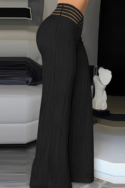 EP | Appels Casual Taille Cordonnée Pocketed Pantalon Cargo Oversized