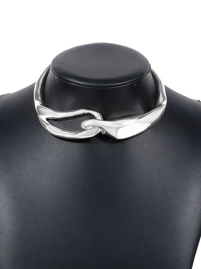 Geometric Hollow Color Necklaces Accessories