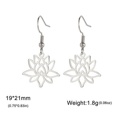 Lotus Radiance Bloom Earrings