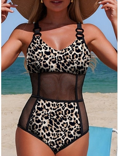 Swimwear One Piece Monokini Swimsuit Tummy Control High Waist Slim Backless Vacation Beach Wear Color V Neck Sleeveless Bathing Suits