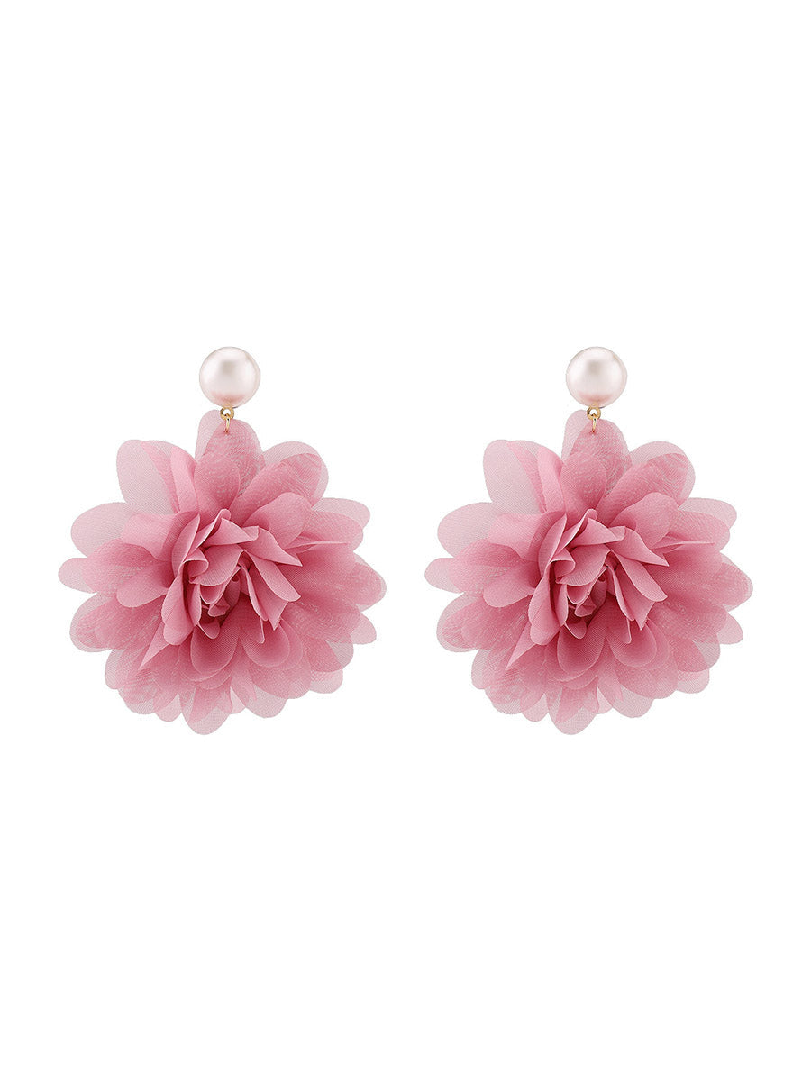 Flower Shape Earrings Accessories