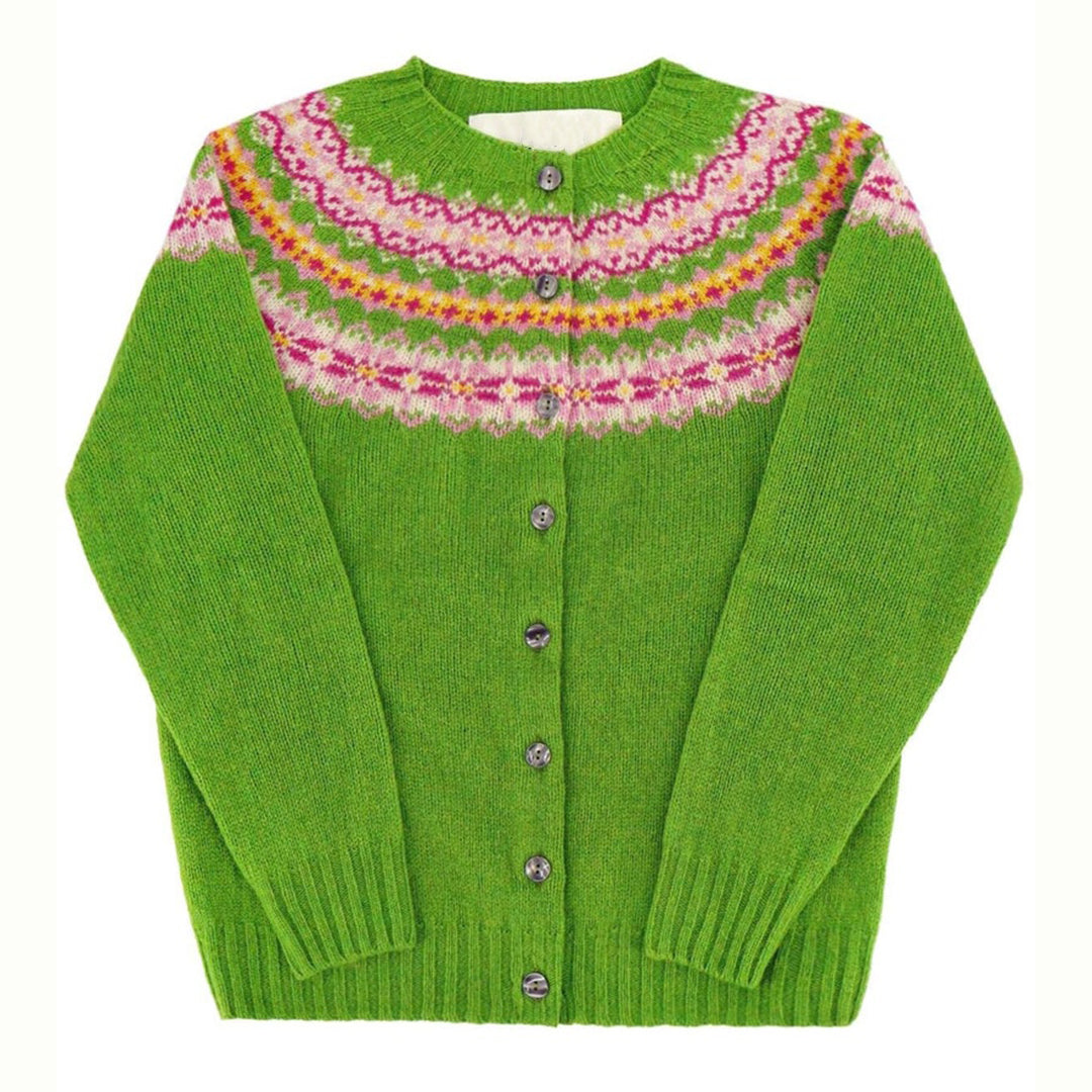 Vintage Geometric Knitted Cardigan Sweater elevenforest