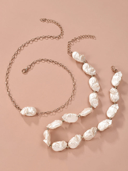 Original Irregular Pearl Necklace