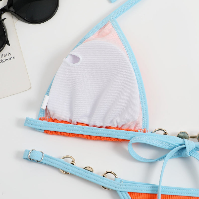 Aisling® | Brazilian Bikini Bottom and Triangle Top, Sunset Edition