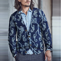 Floral Casual Retro Vintage Long Sleeved Knitted Cardigan elevenforest