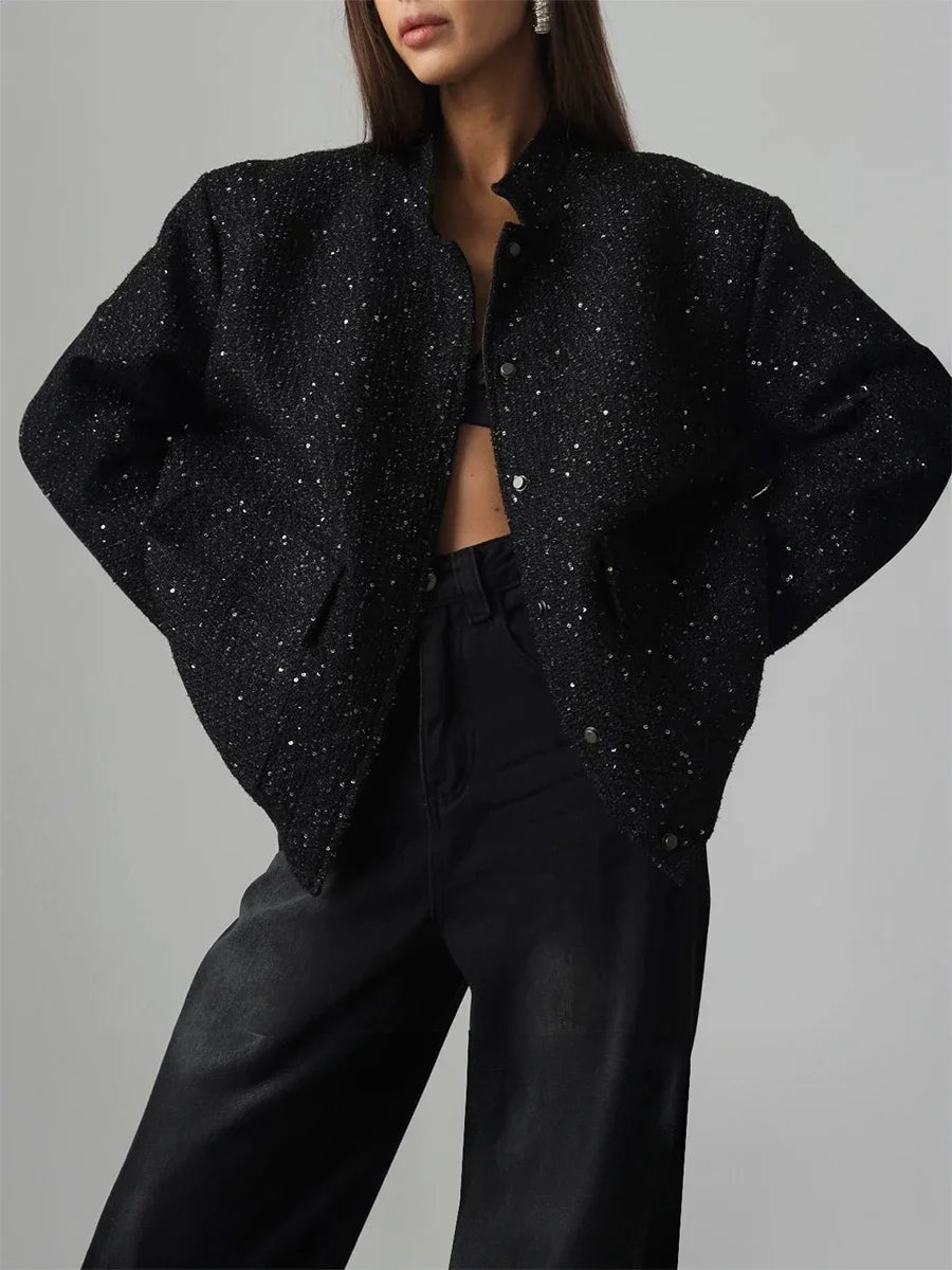 LM | Shimmering jacket for women