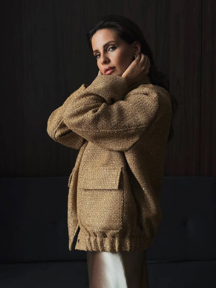 LM | Shimmering jacket for women