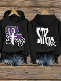 Comstylish Retro Louisiana Strong I Can Do All Things Through Christ Who Strengthens Me Philippians 4_13 Unite To Fight Print Hoodie