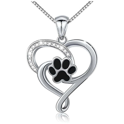 Pawprint of Eternal Love Necklace