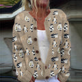 Vintage Cat Embroidered Cozy Knit Cardigan elevenforest