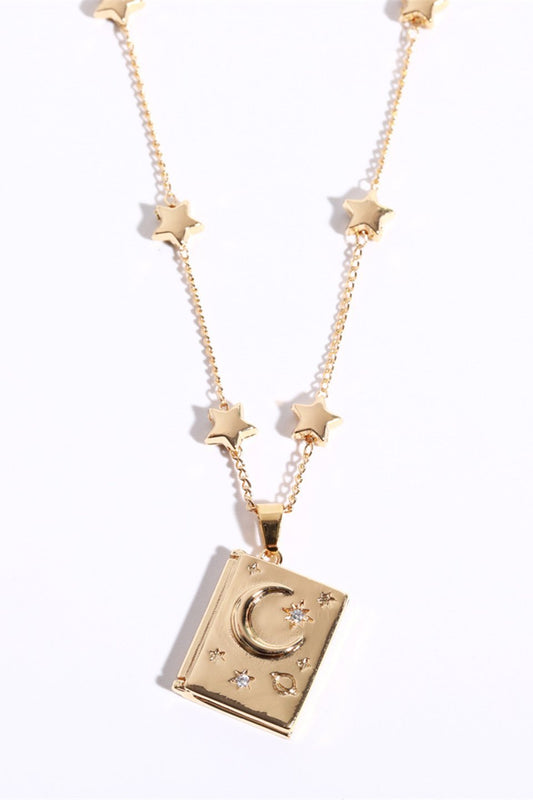 __ou're My Soulmate_ Openable Constellation Book Necklace