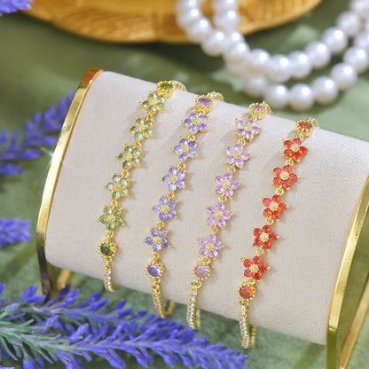 Elaria Bracelet in Pink
