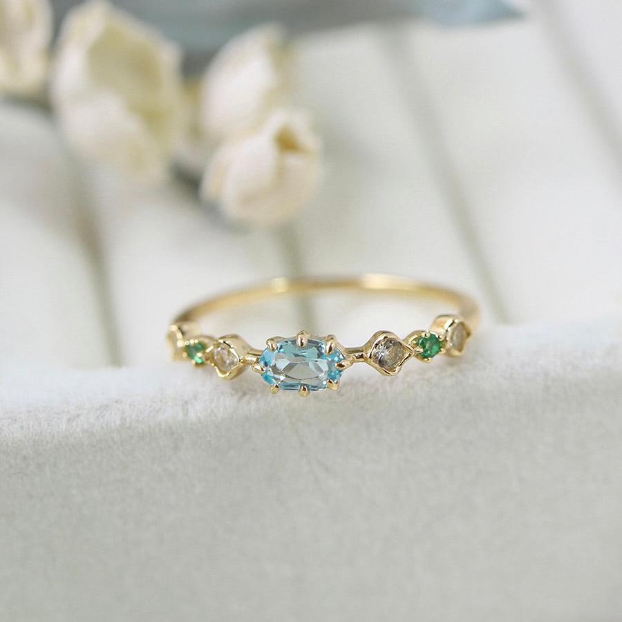 Elysian Aqua Ring