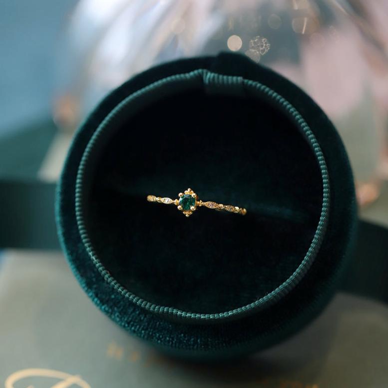 Diana Emerald Ring