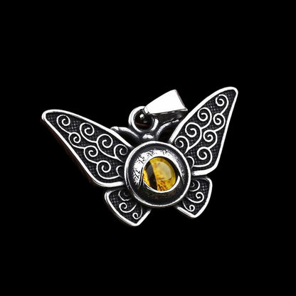 Evil Eye Butterfly Pendant