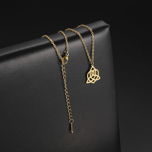 Eternal Love Triquetra Heart Necklace