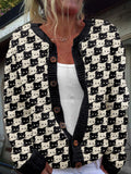 Lovely Cats Knit Art Crew Neck Cozy Cardigan elevenforest