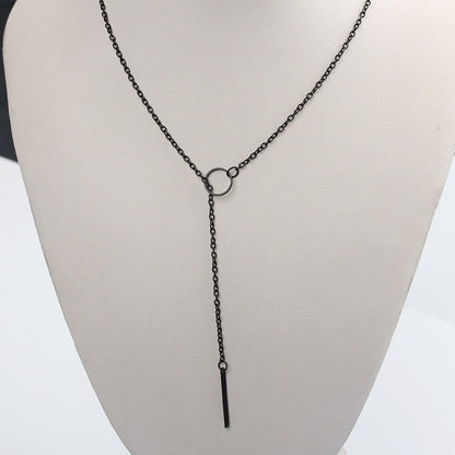 Street Geometric Patchwork Necklaces