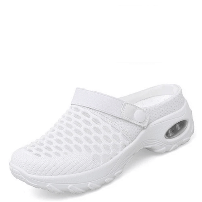 EP Femmes Air Cushion Platform Mesh Mules Sneaker Sandals