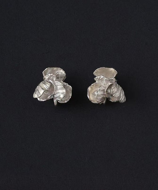 Boutique Silk Sterling Silver Stud Earrings