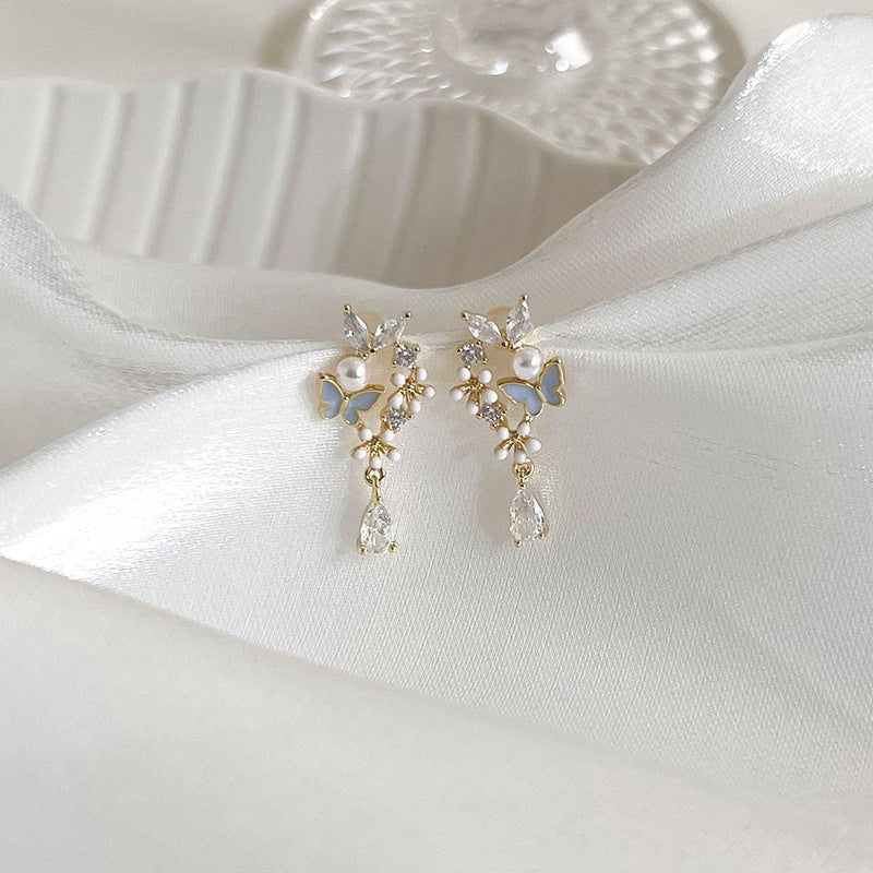 Melissa Flower Butterfly Earrings
