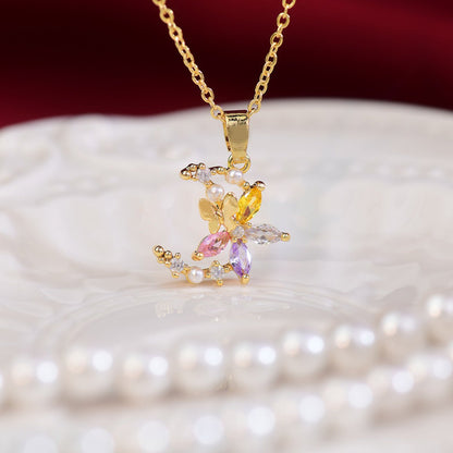 Flower Moon Necklace