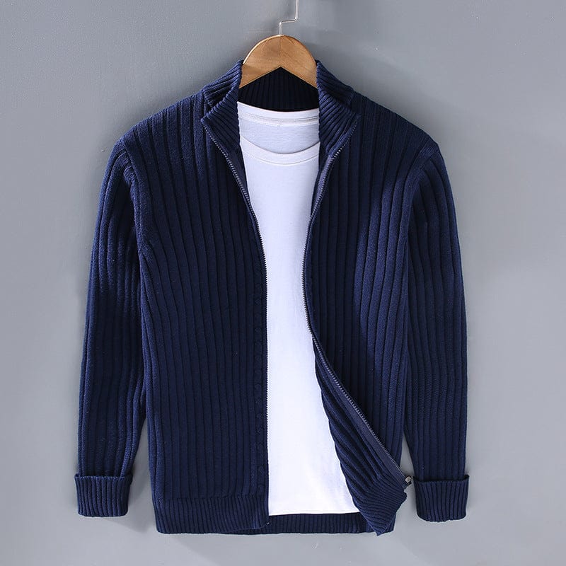 LM | Knitted sweater with stand-up collar 2024