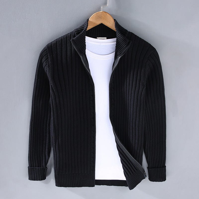 LM | Knitted sweater with stand-up collar 2024