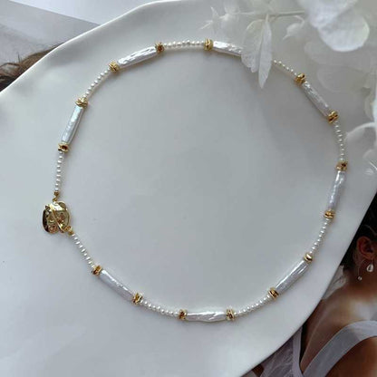 Natural Freshwater Baroque Pearl Necklace