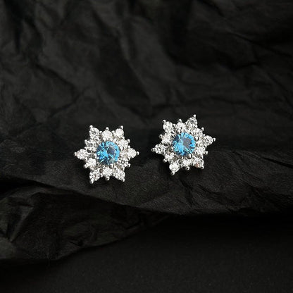 Frosted Snowflake Earrings