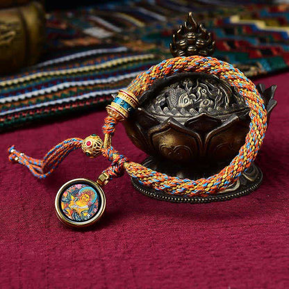 Handmade Tibetan Red String Bracelet for Luck and Protection