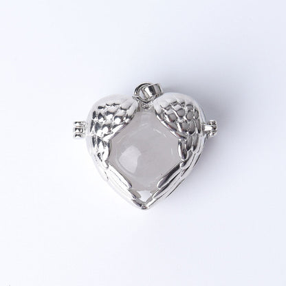 Heart Shape Crystal Pendant | Spiritual Healing Necklace